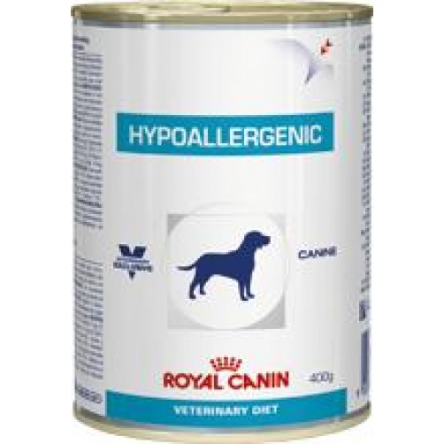 کنسرو  رویال کنین مخصوص سگ مبتلا به بیماری های آلرژیک/ 400 گرم/ Royal Canin  Hypoallergenic - Can WET